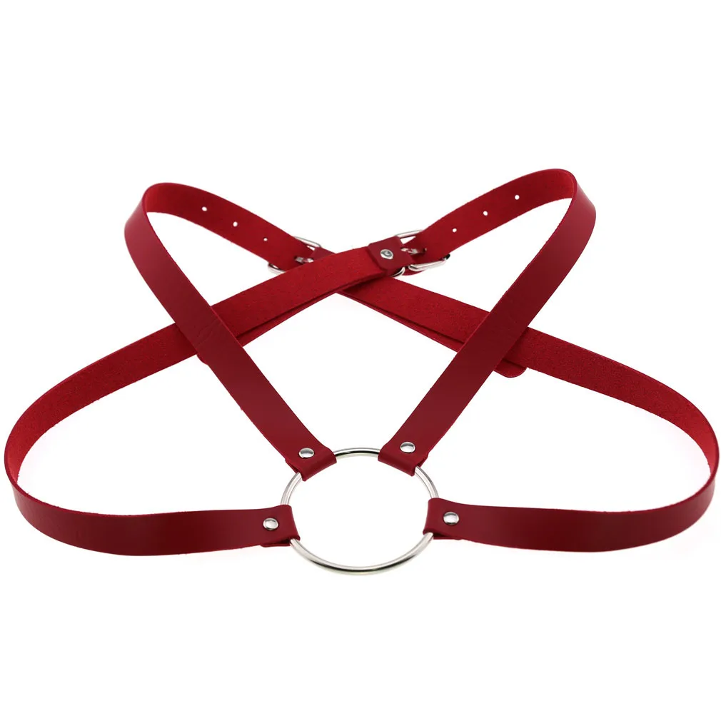 Панк-готический о-образный ремень для тела для мужчин и женщин - Фотография_6