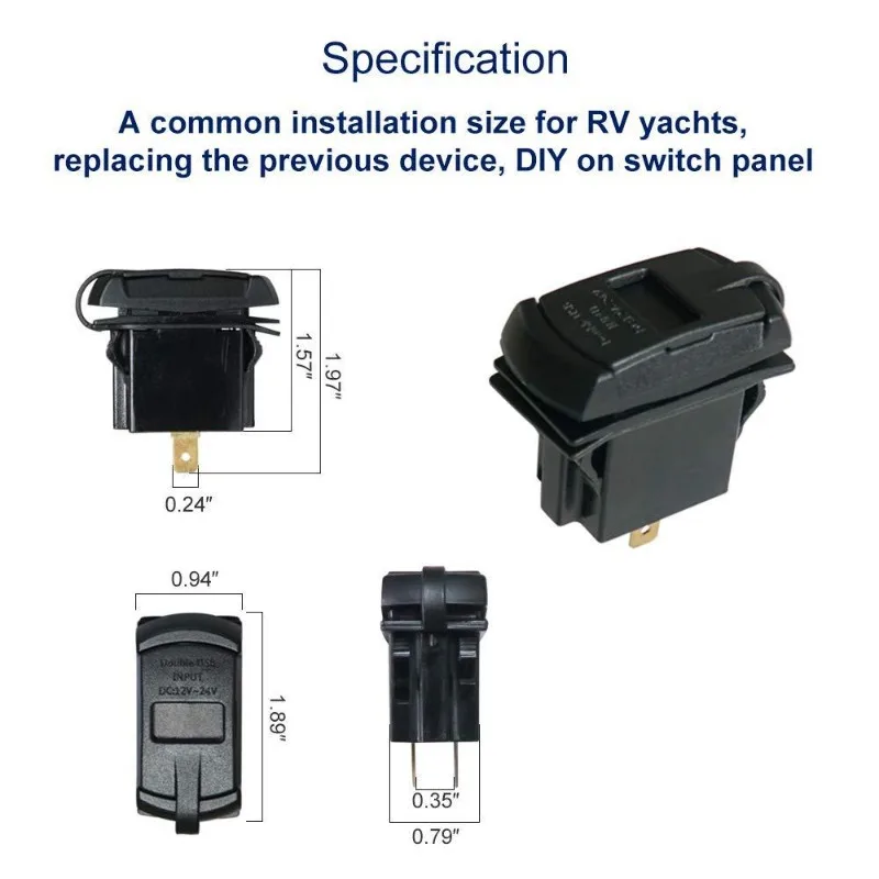 Автомобильное зарядное устройство с входом 5 в/4 - Фотография_4