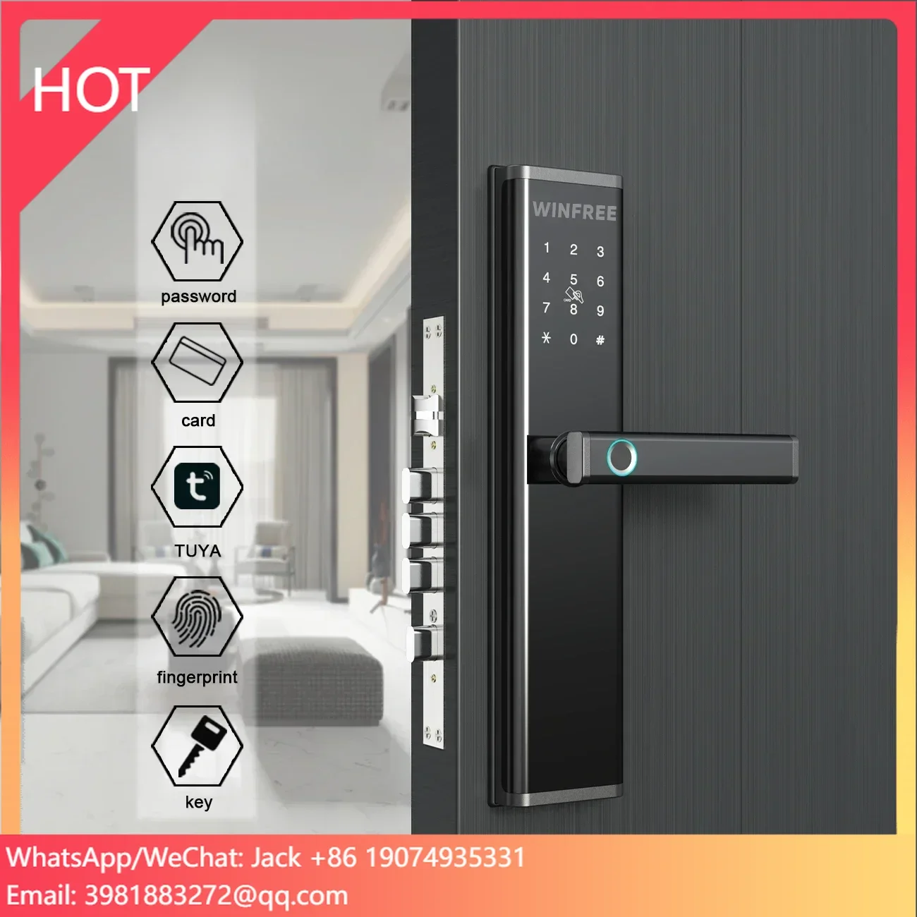 Заводская цена wifi ttlock умный