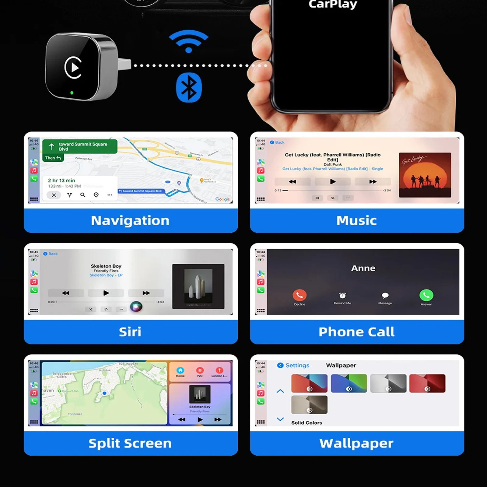 Pionray 2in1 wireless carplay dongle - Фотография_4