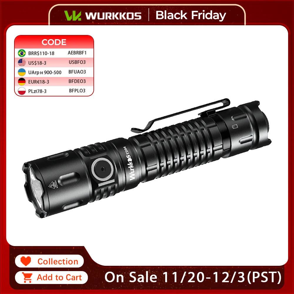 Wurkkos td04 21700 перезаряжаемый