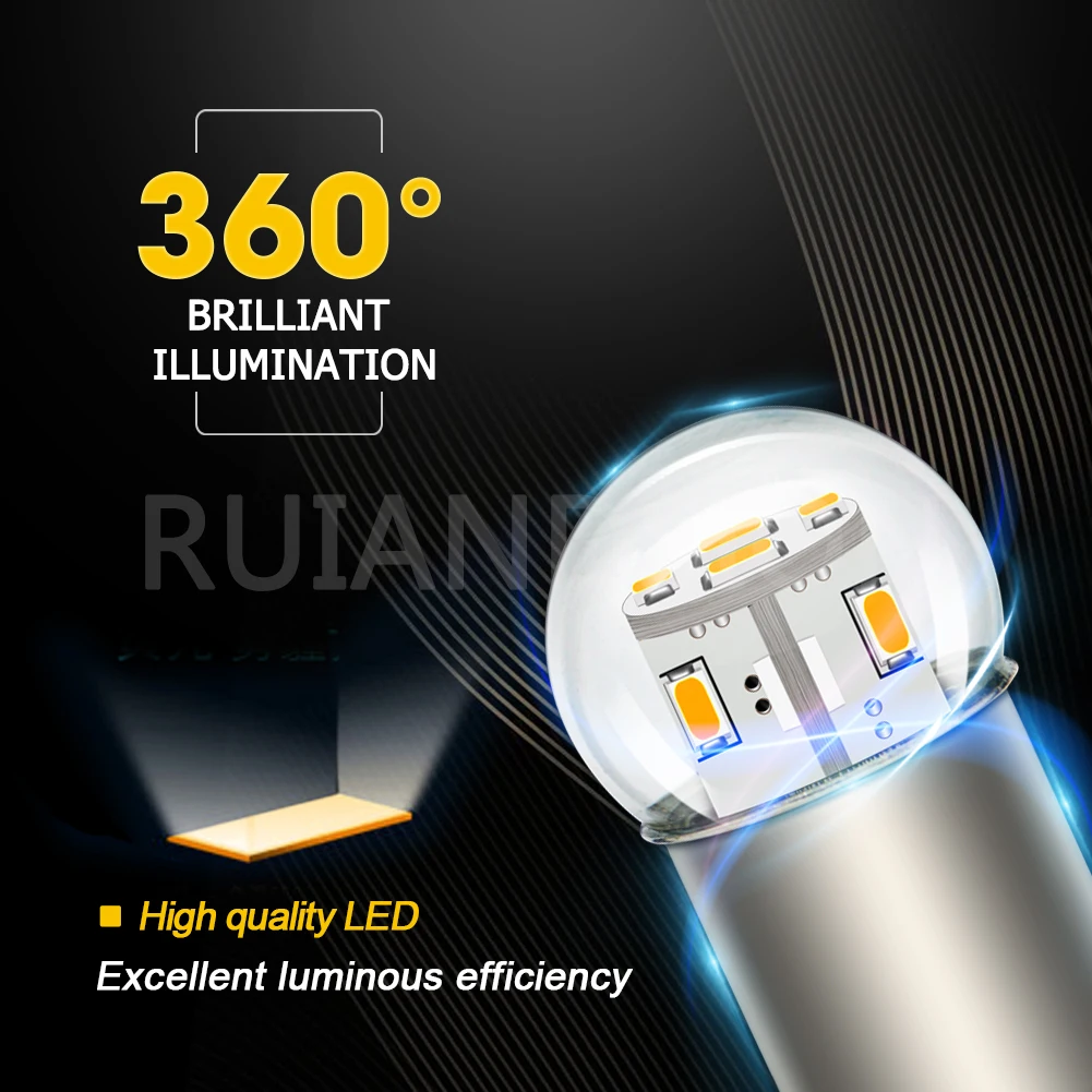 1156 ba15s p21w led 1157 bay15d - Фотография_2
