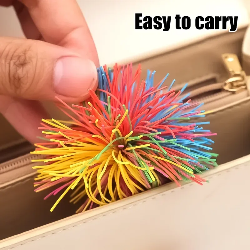 Многофункциональный красочный волан с резиновой лентой - Фотография_3