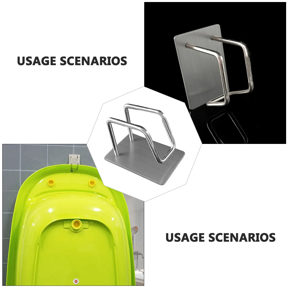 Подвесная стойка для умывальника из нержавеющей стали без перфоратора - Фотография_3