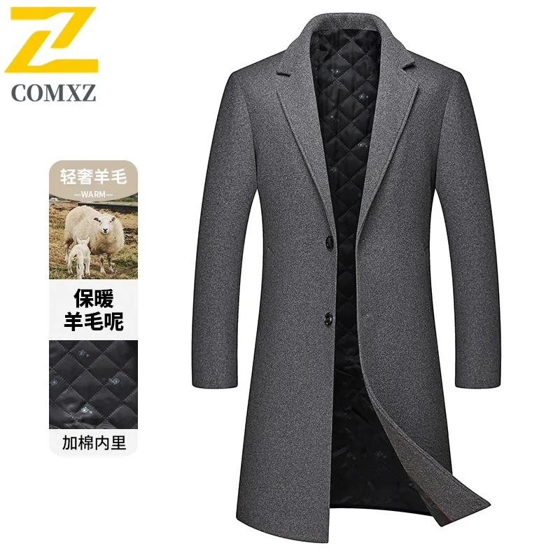 Comxz мужская шерстяная утепленная - Фотография_4