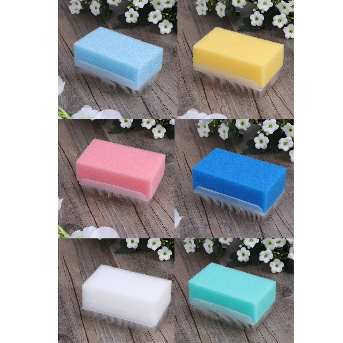 Сенсорная интеграционная губчатая щетка для детской ванны с мягкой щетиной - Фотография_3