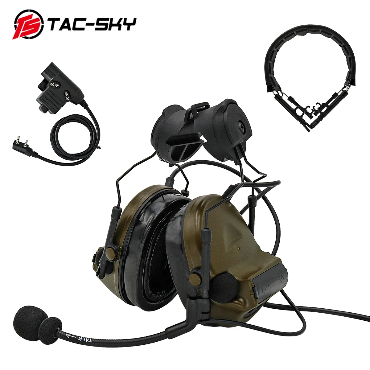 Тактическая гарнитура tac-sky comtac
