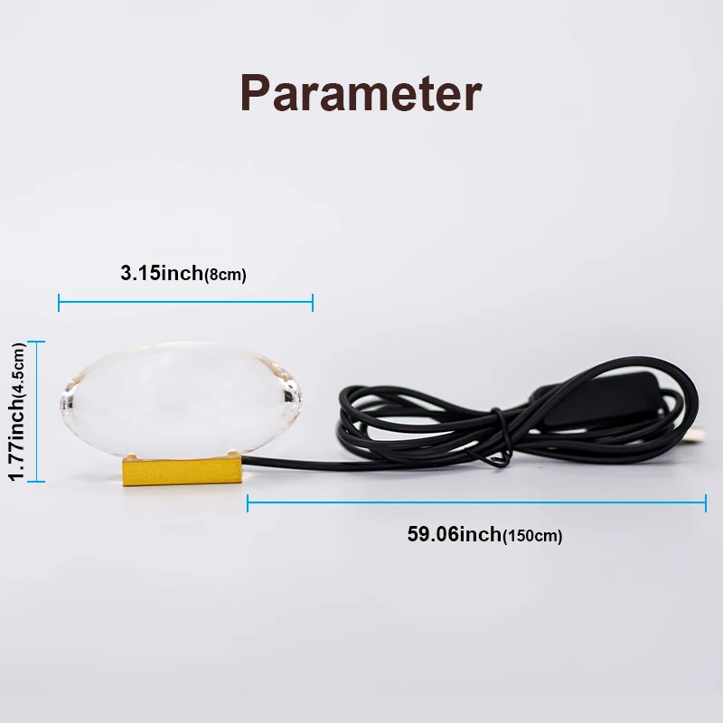 Светодиодный ночник с кристаллами ангельского глаза - Фотография_6