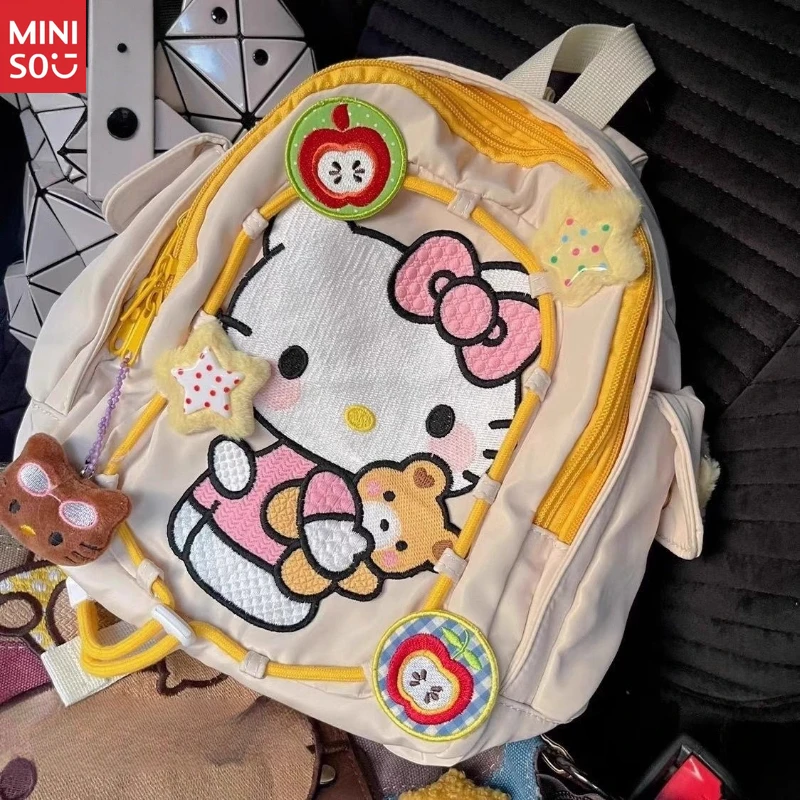 Ретро-рюкзак miniso hello kitty |   мини-сумка в стиле showa