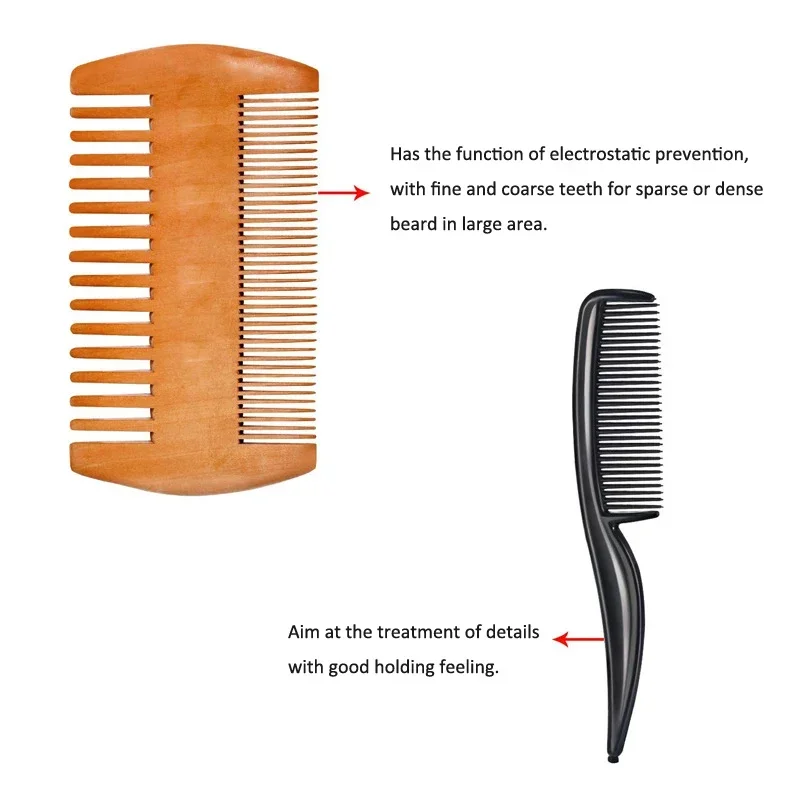 Набор ножниц для стрижки бороды из 4 предметов - Фотография_5