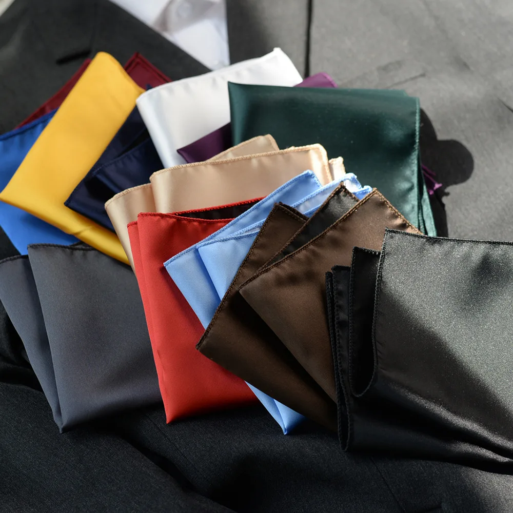Мужские однотонные носовые платки - Фотография_3