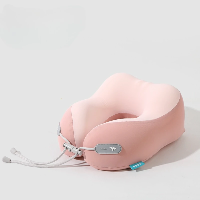 Портативный набор u-образных подушек из хлопка с эффектом памяти - Фотография_4