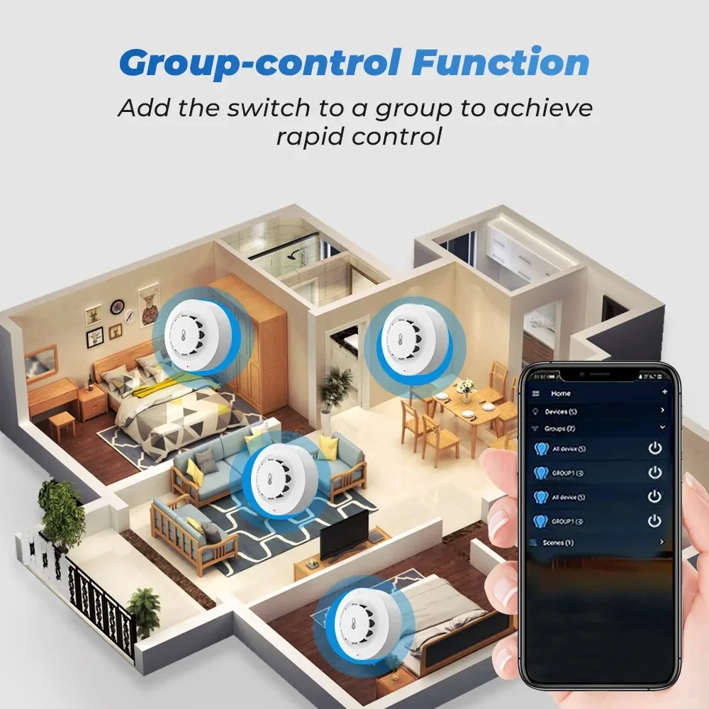 3 в 1 tuya zigbee детектор дыма - Фотография_6