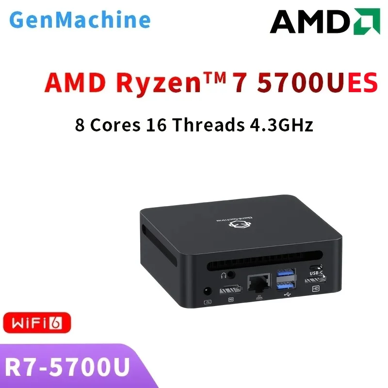 Новый мини-пк r7 5700u 4800h es