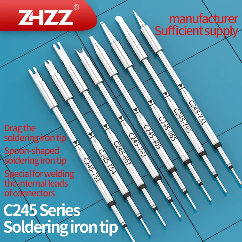 Набор паяльных жал c245 c245-405/793/965/651/654/667/751/754/731/763