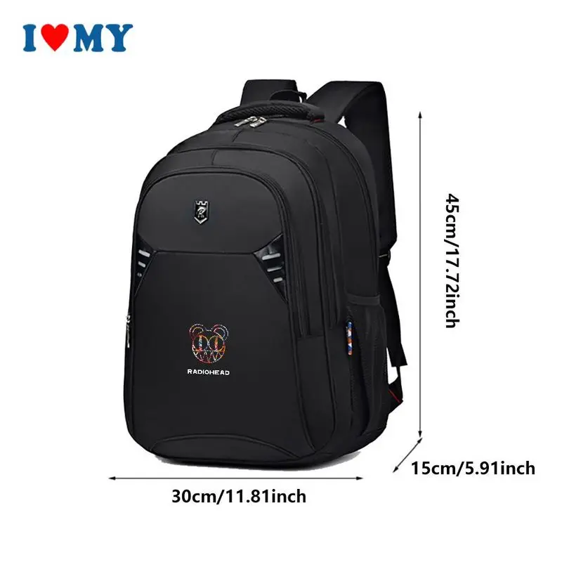 Черный спортивный двойной рюкзак - Фотография_2