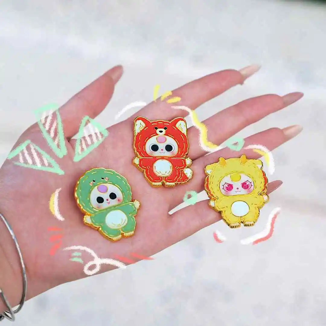 Новый детский трехлетний значок-милый мультяшный кулон с номером животного - Фотография_6