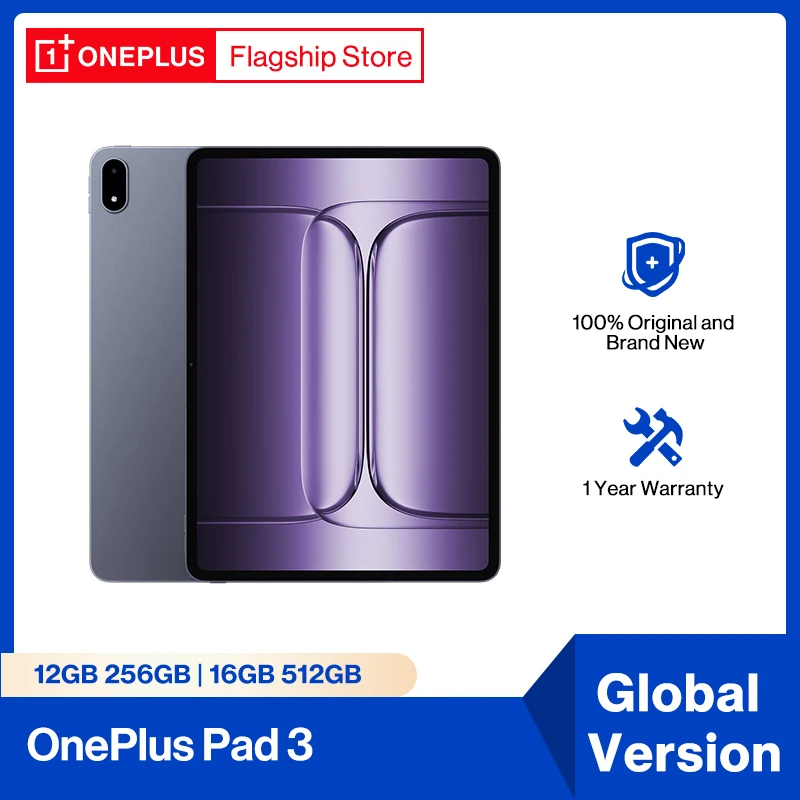 Все новые oneplus pad 3 глобальная версия планшет snapdragon 8 elite 13