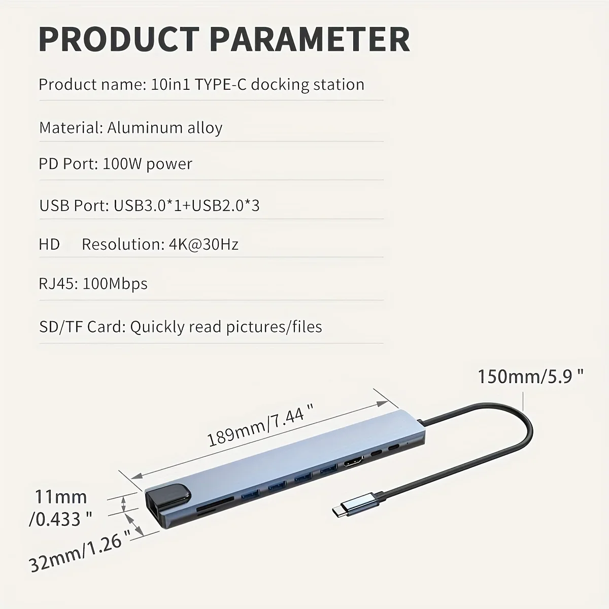 Док-станция 10 в 1 usb c-концентратор - Фотография_6