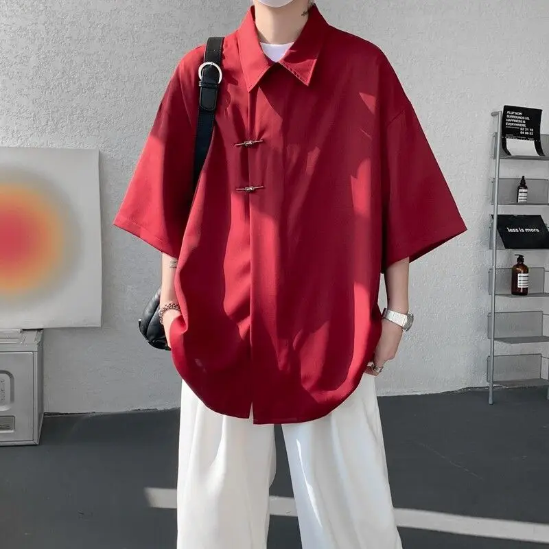 Модные китайские рубашки с пряжкой - Фотография_3