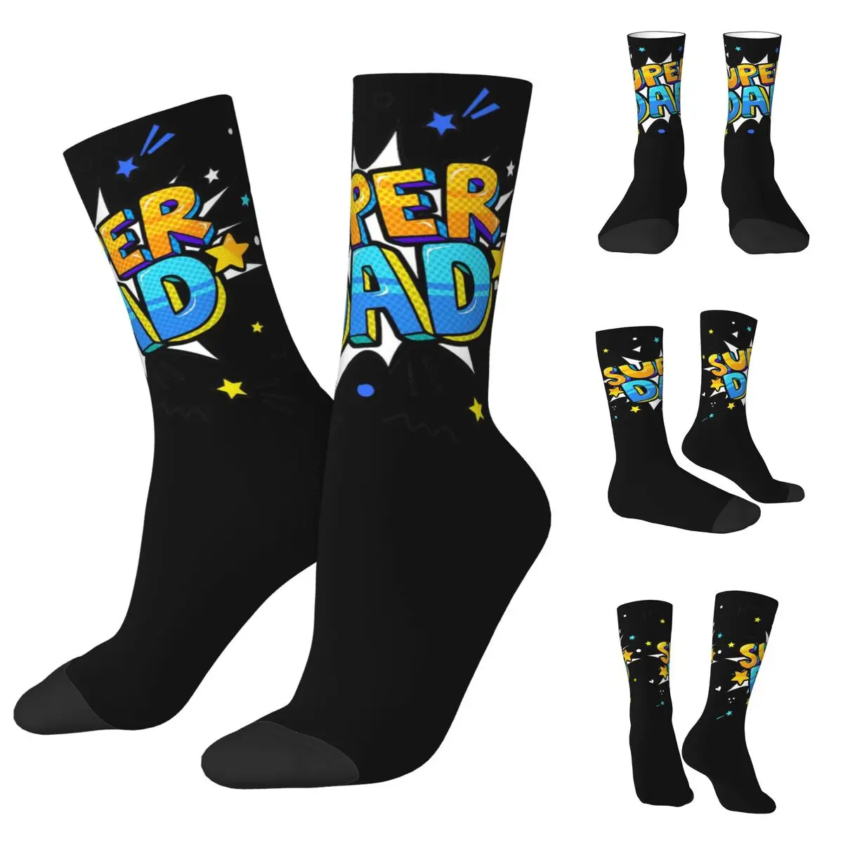 Уютные носки унисекс super dad
