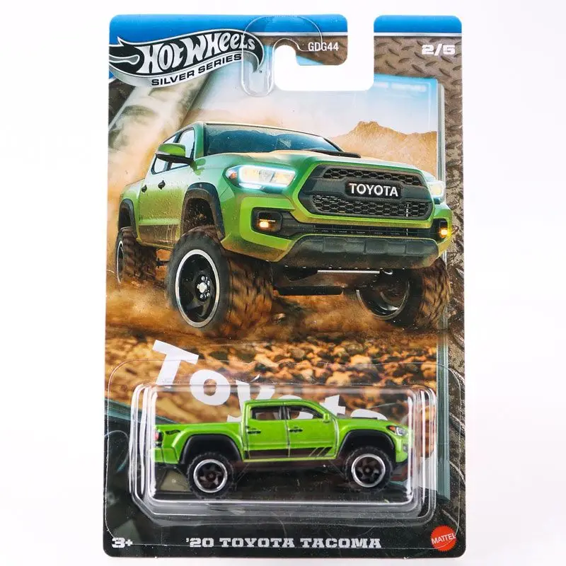 Оригинальный автомобиль hot wheels toyota truck silver series 1/64 - Фотография_3