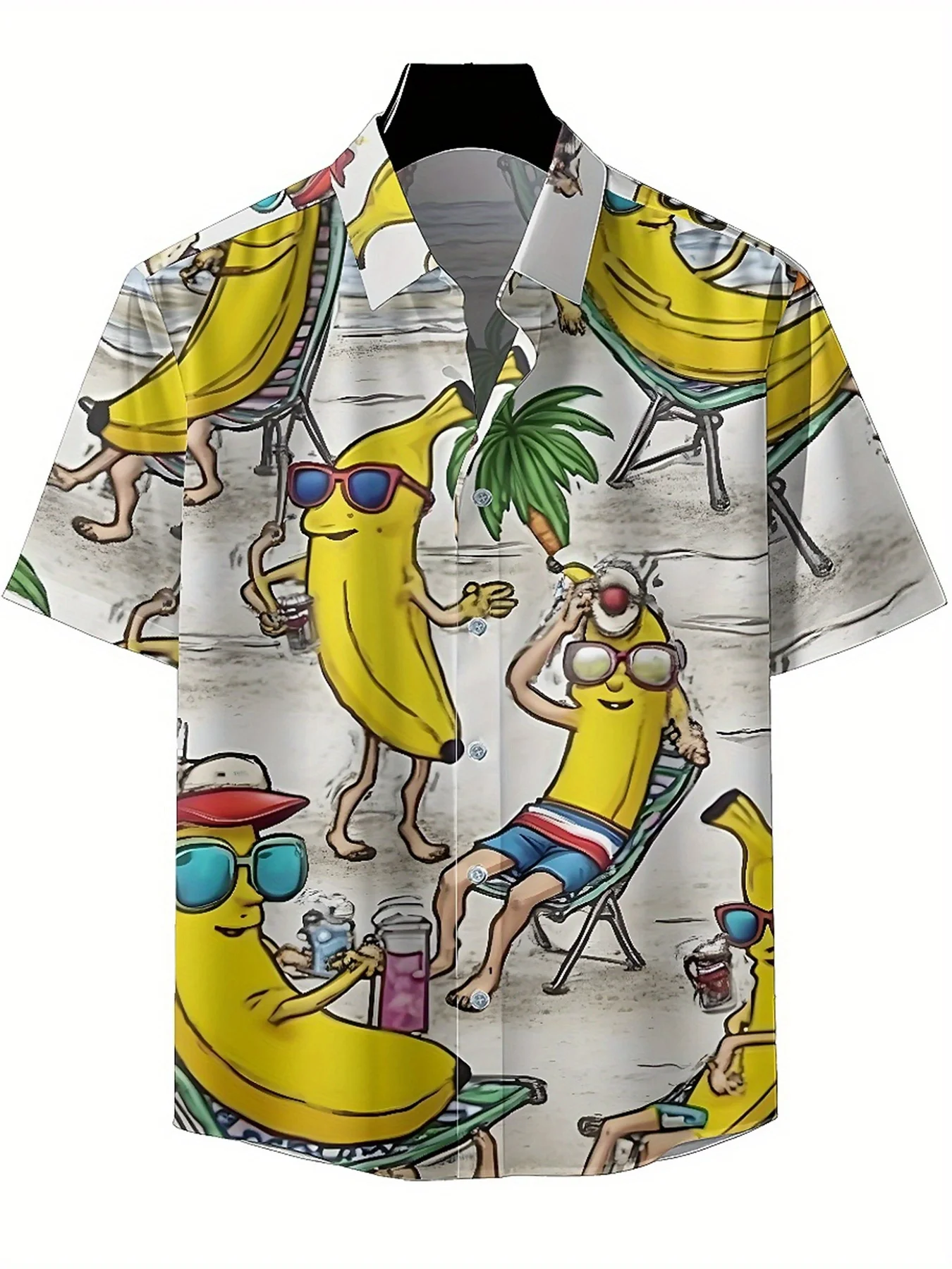 Мужские гавайские рубашки больших размеров - Фотография_2