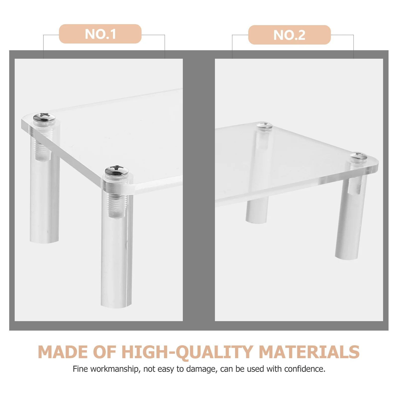 Акриловая стойка для выставки товаров