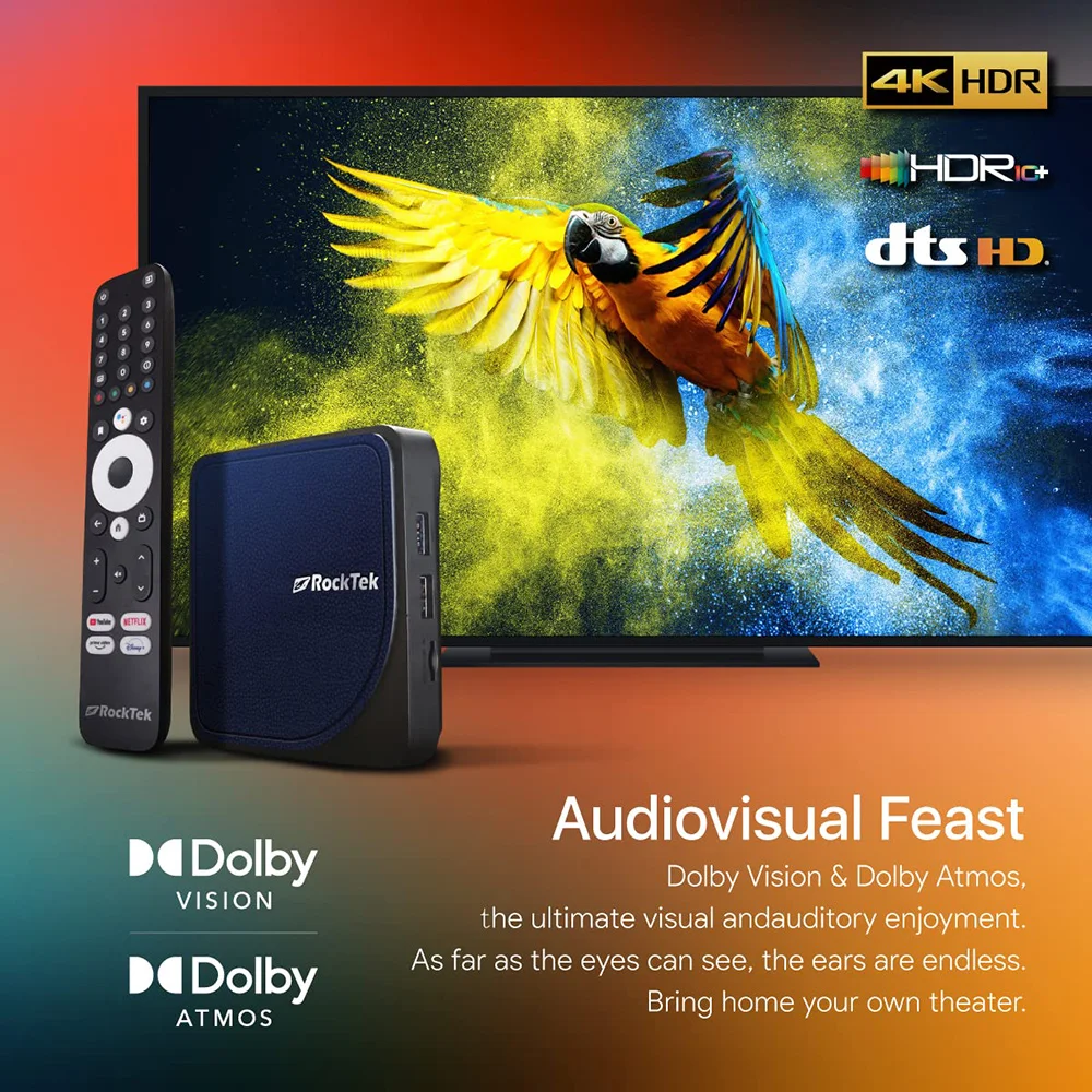 Rocktek g2 4k androidtv 14-потоковая - Фотография_6