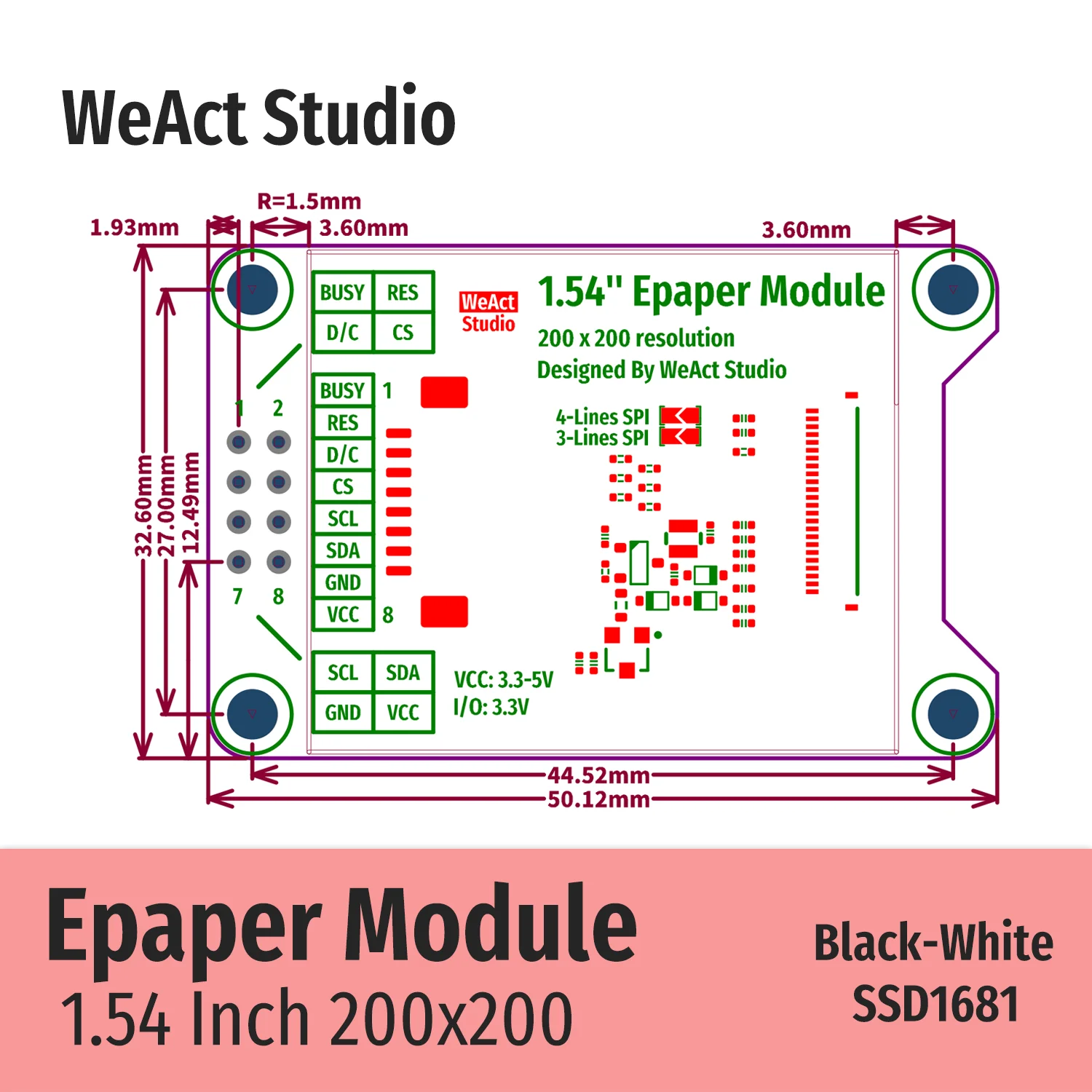 Weact 1,54 дюйма 1 - Фотография_4
