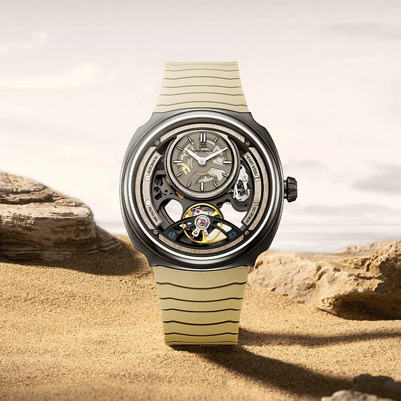 Роскошные автоматические механические часы со скелетом - Фотография_2