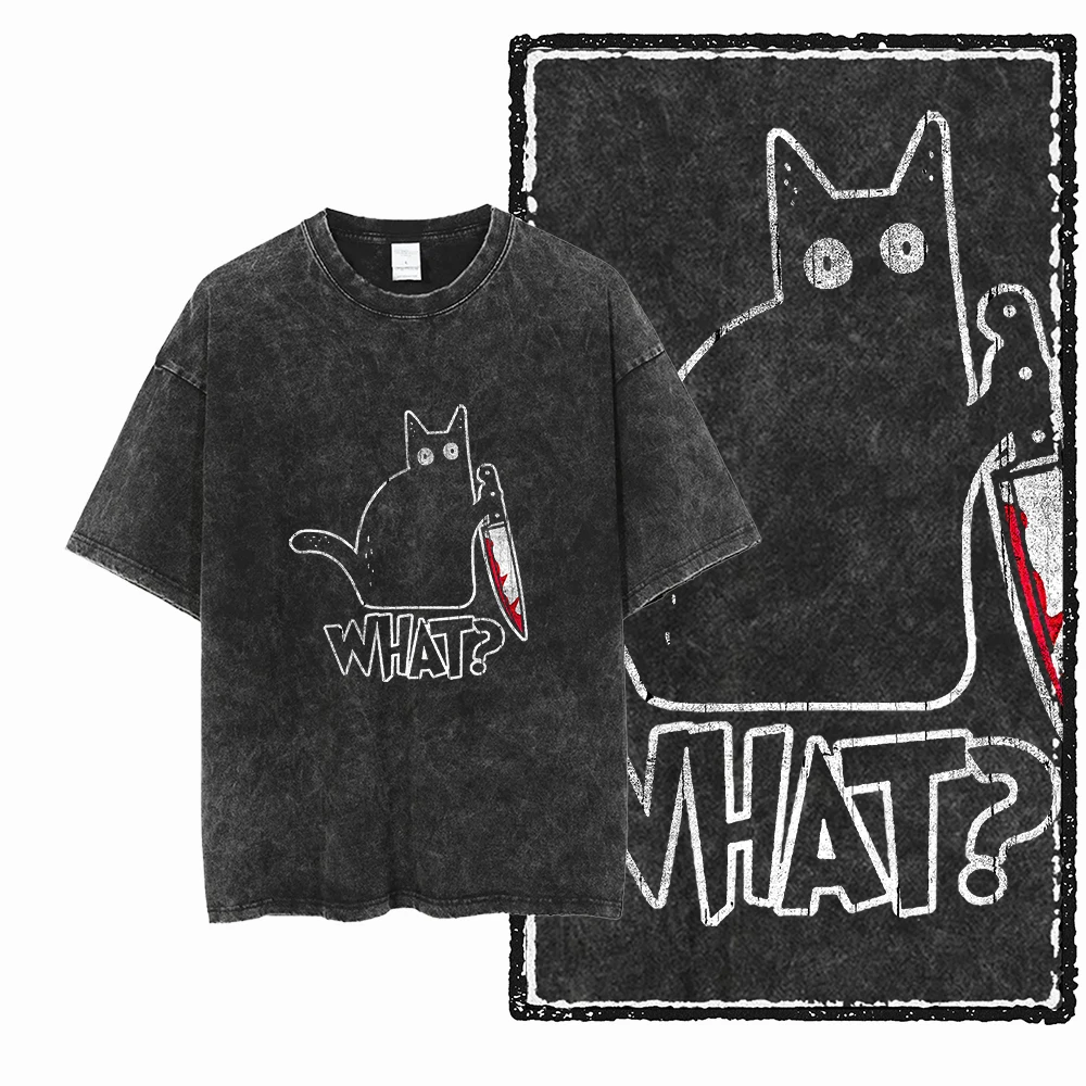 Coolmind db cat printed cotton