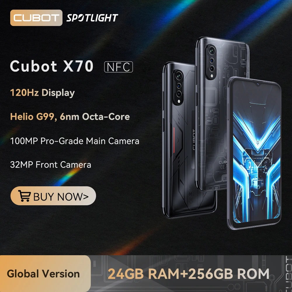 Cubot x70, helio g99