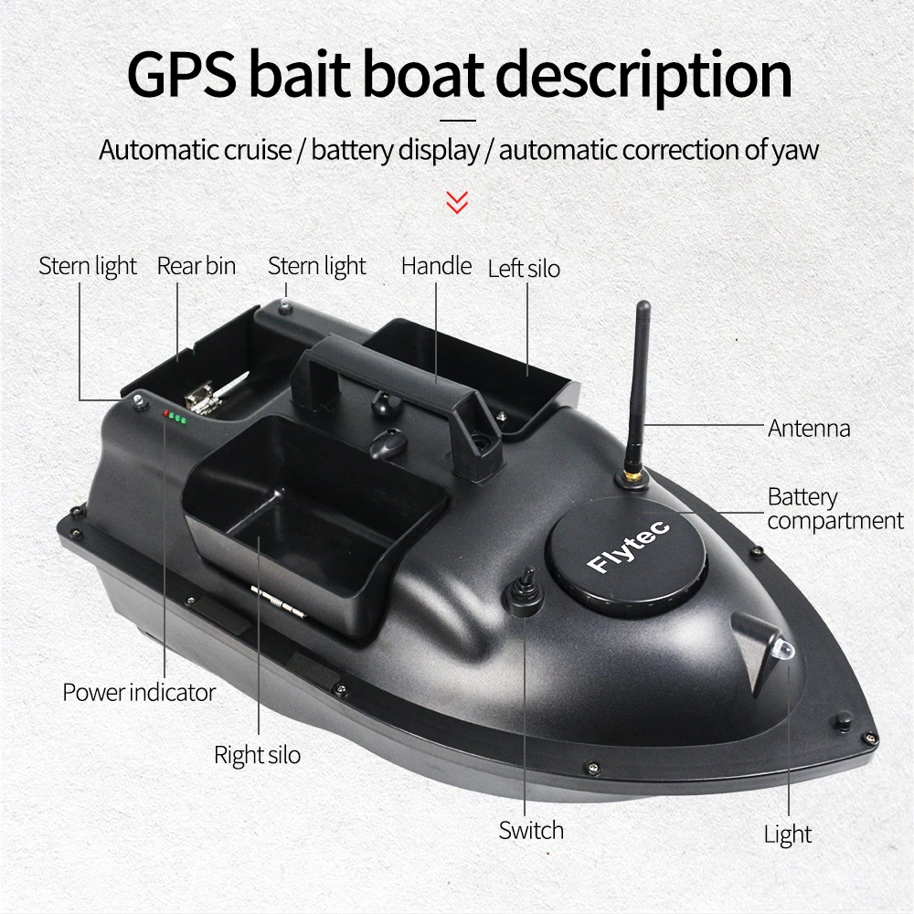 V010 gps-лодка с приманкой для рыбалки - Фотография_5