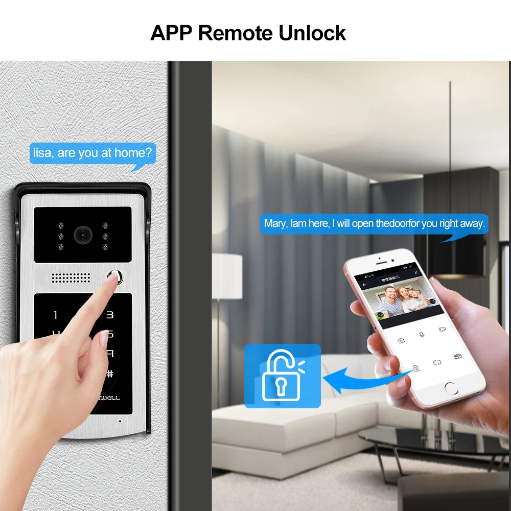 Tuya smart wi-fi видеодомофонная - Фотография_5
