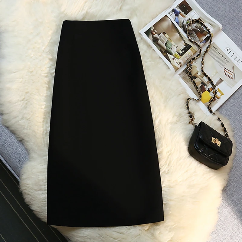 Женская прямая офисная юбка - Фотография_5