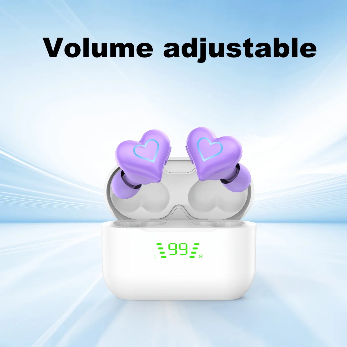 Новые беспроводные bluetooth-наушники в форме сердца - Фотография_2