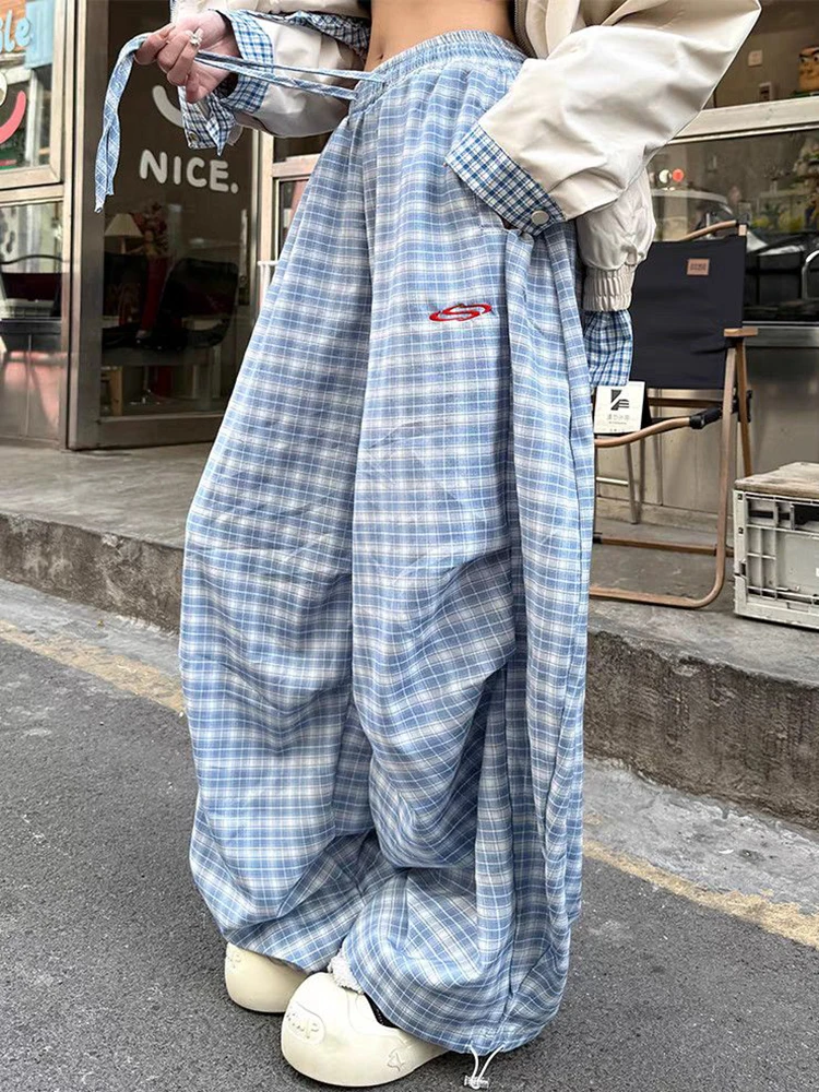 Zoki streetwear y2k клетчатые брюки - Фотография_6
