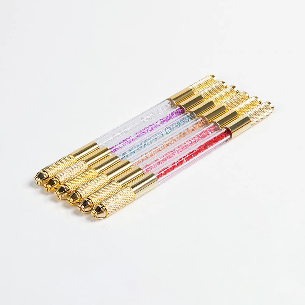 Ручка для микроблейдинга со стразами и двойным наконечником - Фотография_2