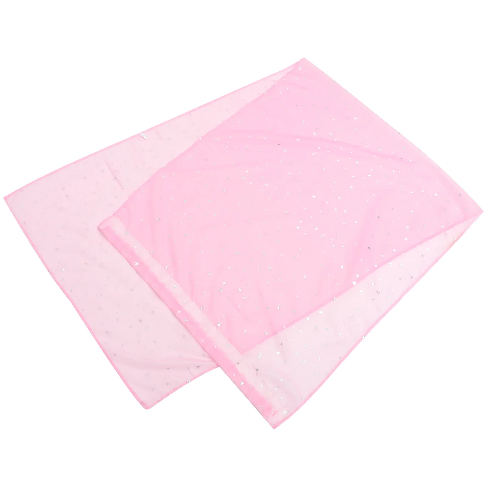 Прозрачная занавеска с рисунком звезд