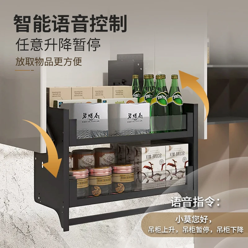 Кухонный интеллектуальный подвесной шкаф - Фотография_5