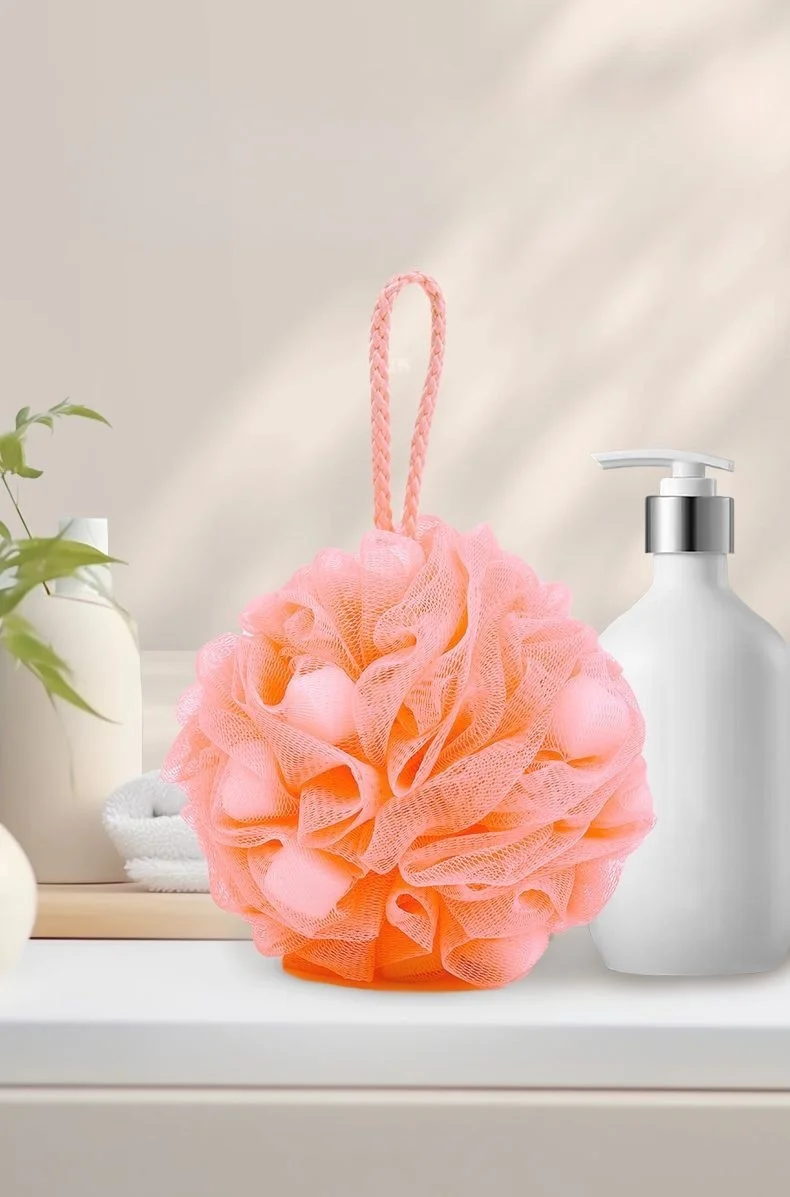 Цветочные шарики для ванны премиум-полотенце - Фотография_5