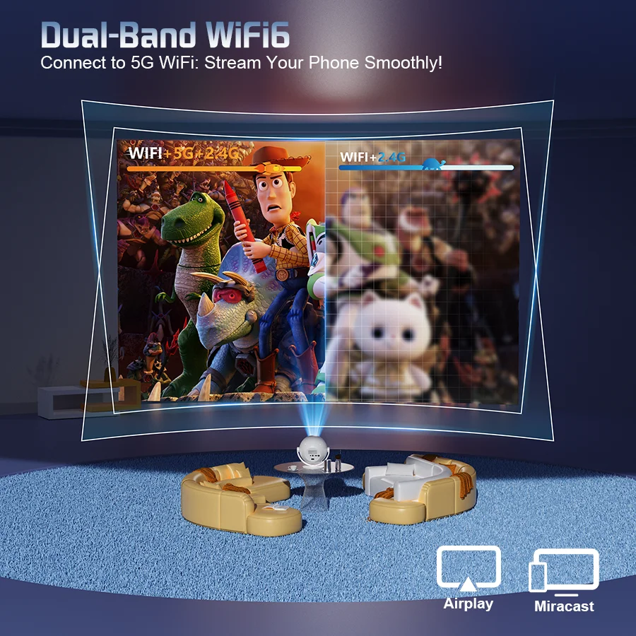 Сферический проектор для домашнего кинотеатра xbj 4k - Фотография_3