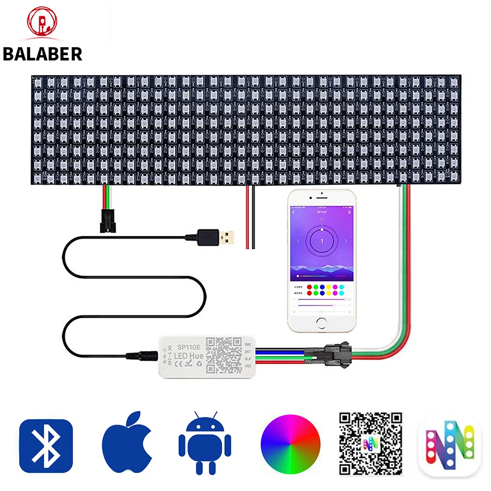 Ws2812b smd5050 rgb панель светодиодный - Фотография_4