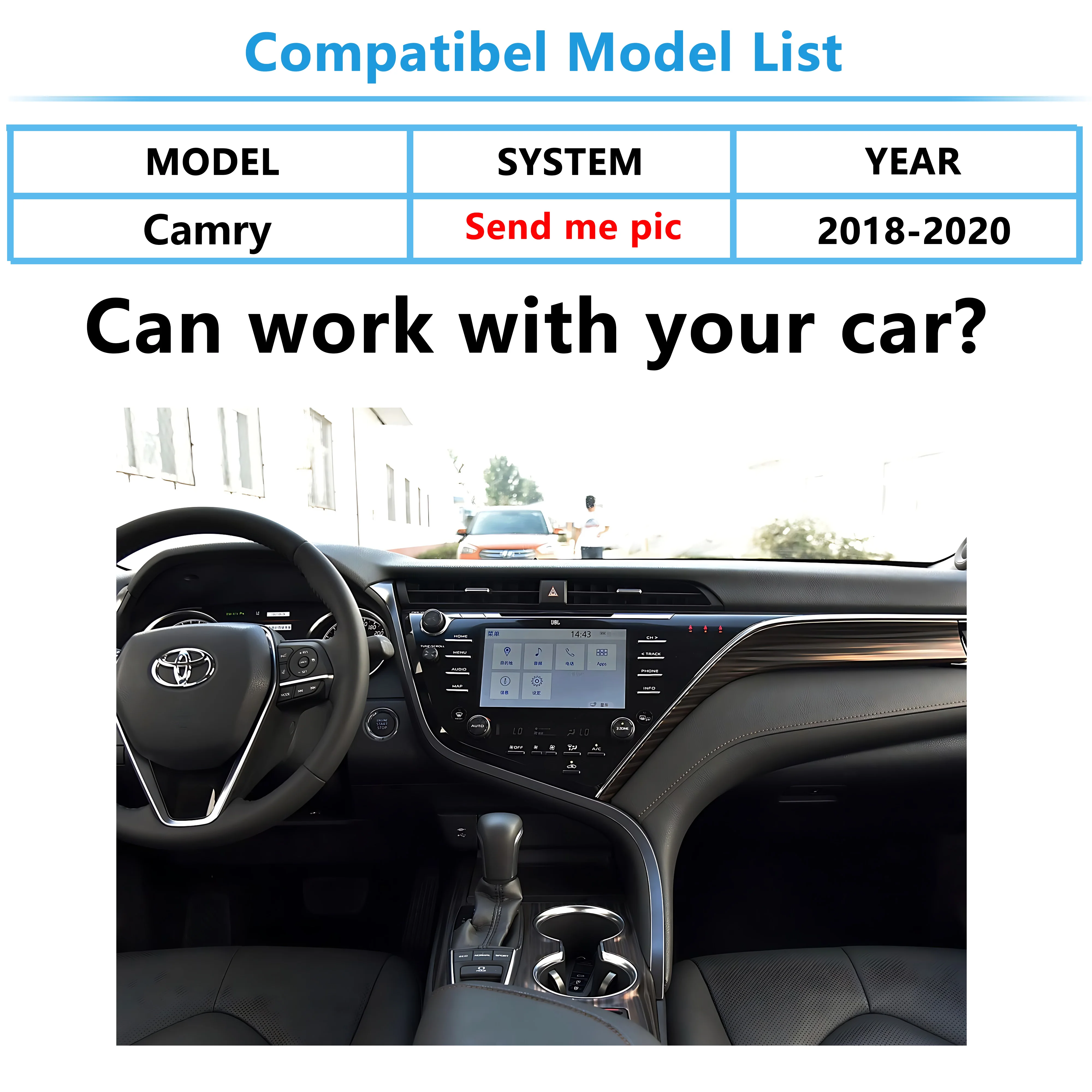 Беспроводной комплект carplay и android auto для toyota camry 2018-2020 - Фотография_5