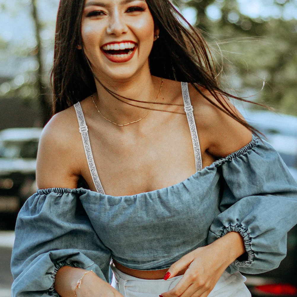 2 пары сверкающих бретелей для бюстгальтера - Фотография_4