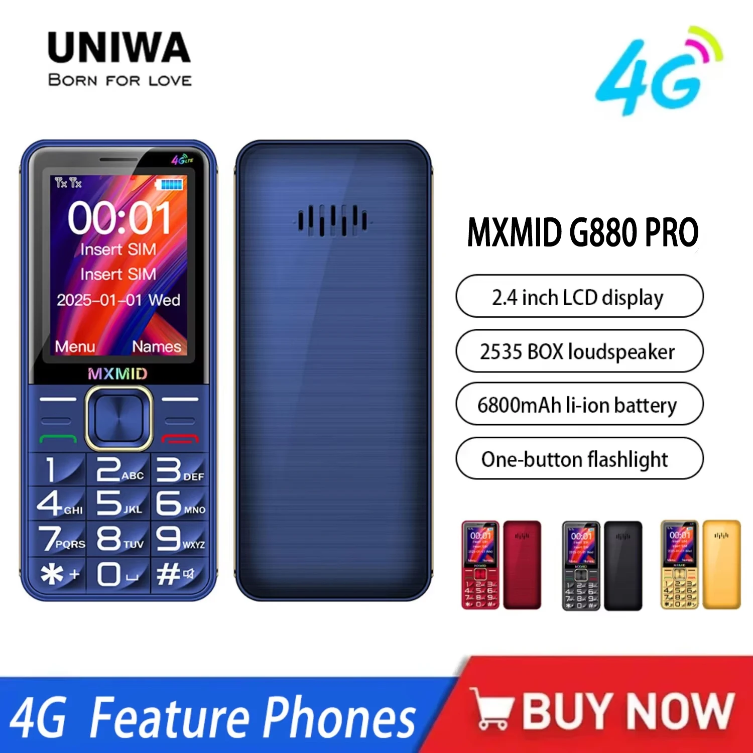 Uniwa mxmid g880 pro 4g функция телефона 2