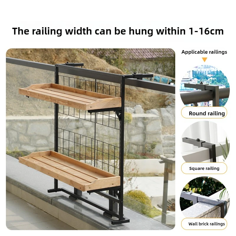 Деревянные многоярусные балконные перила - Фотография_3