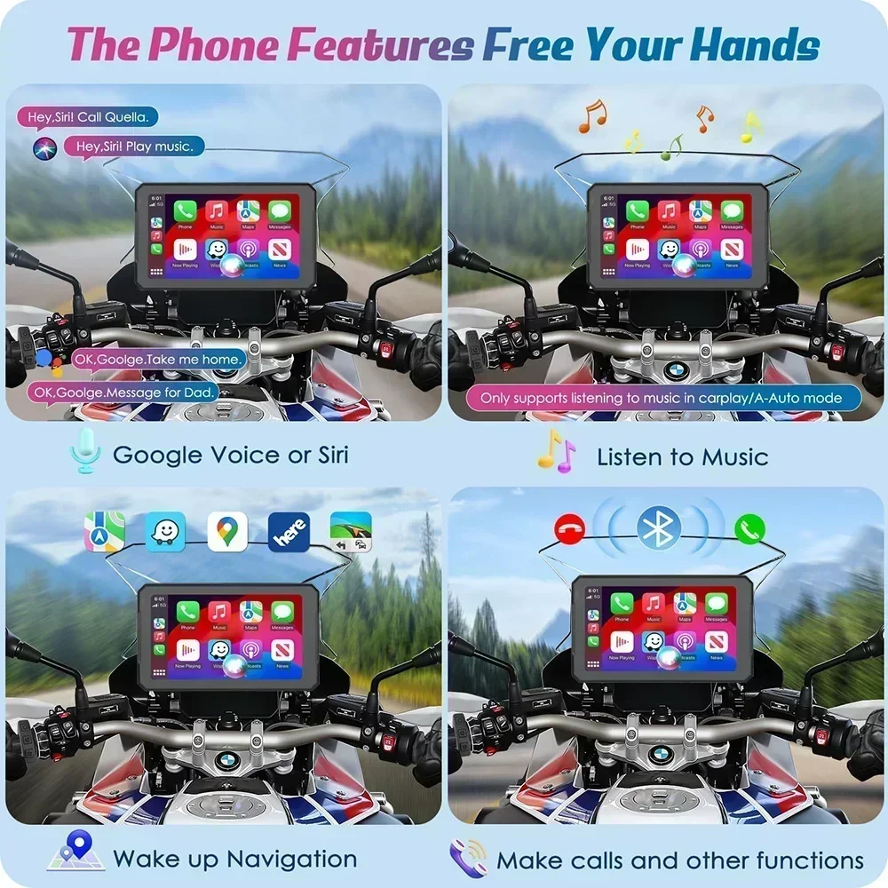 7-дюймовый gps-мотоцикл для bmw - Фотография_3