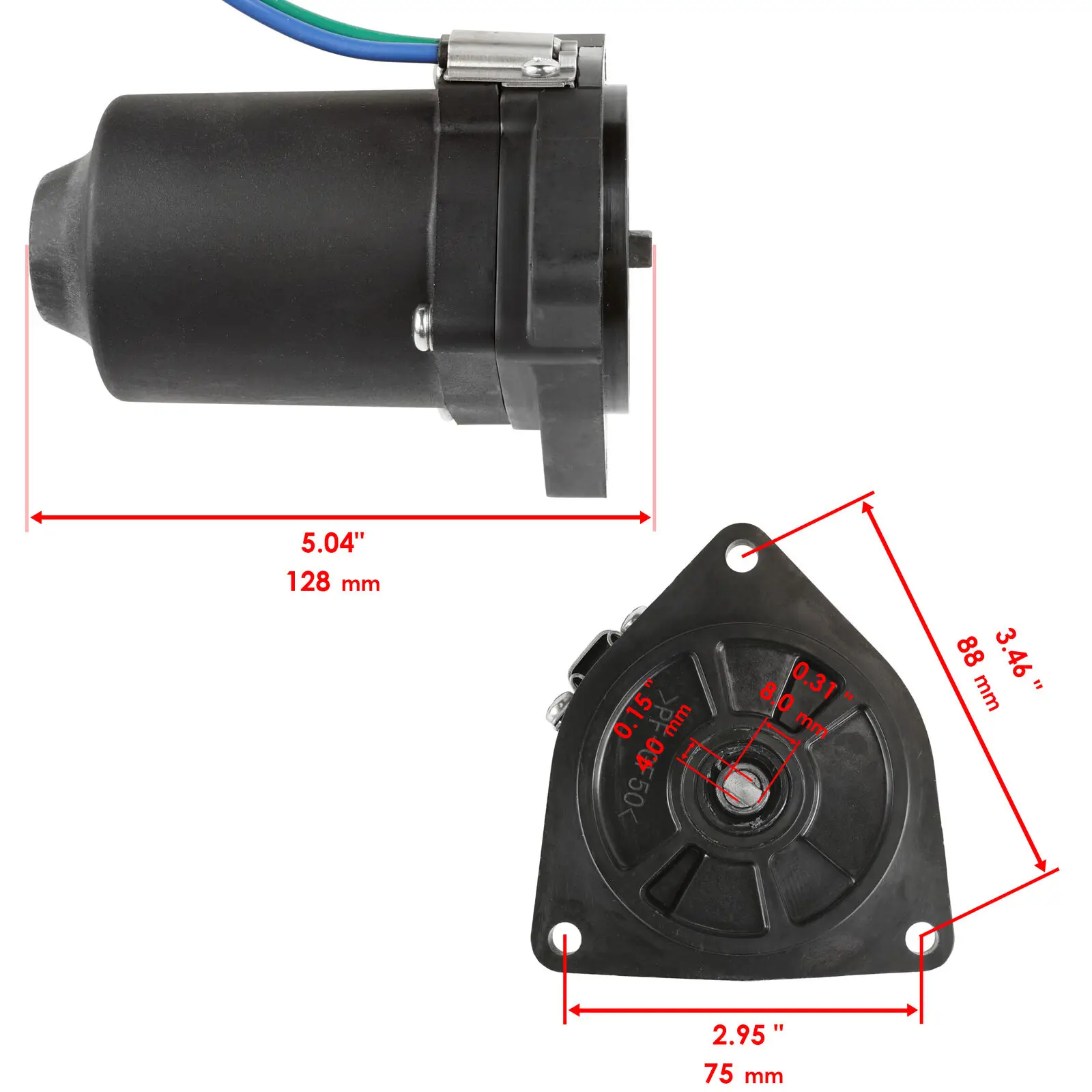 Двигатель наклона для yamaha f150tlr f150txr lf150txr 12 f150tjr 11 oem - Фотография_3